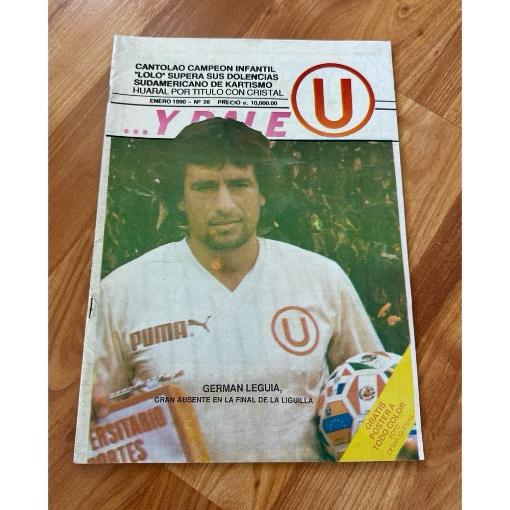 Vintage Y Dale U Magazine German Leguia Enero 1990